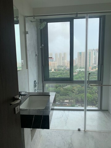 Bathroom in 3 BHK Apartment at Piramal Aranya, Byculla – for Rent