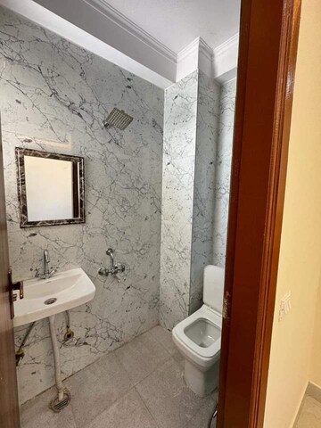 Bathroom in 1 BHK Builder Floor at Saket – for Rent