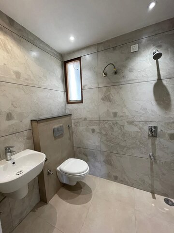 Bathroom in 1 BHK Builder Floor at Saket – for Rent