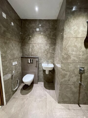 Bathroom in 1 BHK Builder Floor at Saket – for Rent