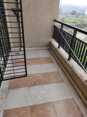 Balcony in 2 BHK Apartment at Mohan Willows, Badlapur East – for Rent