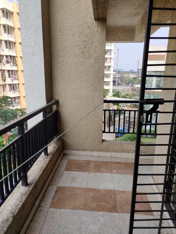 Balcony in 2 BHK Apartment at Mohan Willows, Badlapur East – for Rent