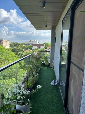 Balcony in 1 BHK Builder Floor at Saket – for Rent