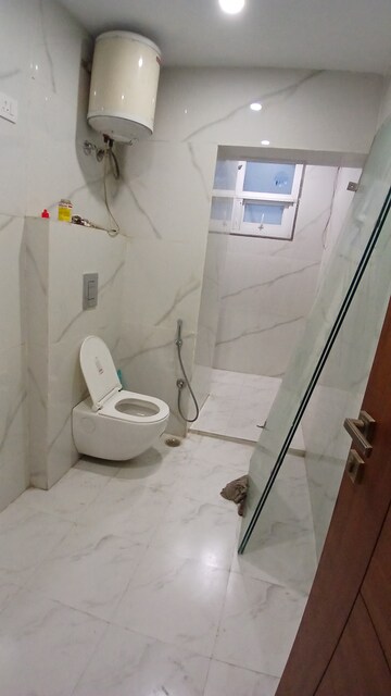 Bathroom in 3 BHK Builder Floor at Jasola – for Rent