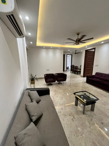 Master Bedroom in 4 BHK Apartment at Maya Green Lotus Utsav, International Airport Road – for Rent