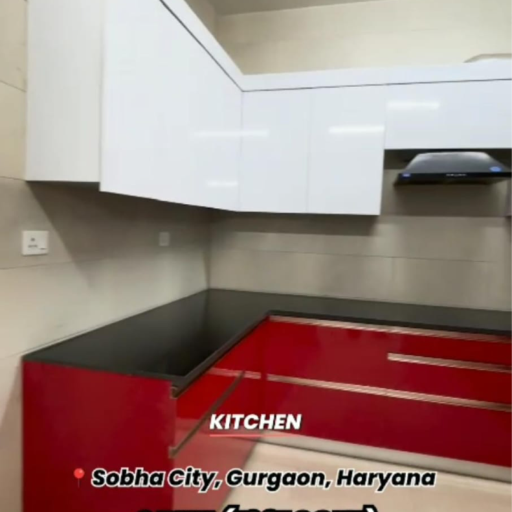 Kitchen, sobha-city-gurgaon 2 Bedroom 1381 Sq.Ft. Apartment In Sector 108 Gurgaon 8060024