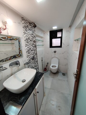Bathroom in 3 BHK Apartment at Bandra West – for Rent