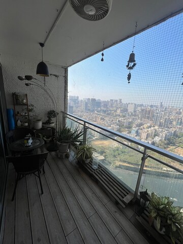 Balcony in 4 BHK Apartment at Imperial Heights Phase 2, Goregaon West – for Rent