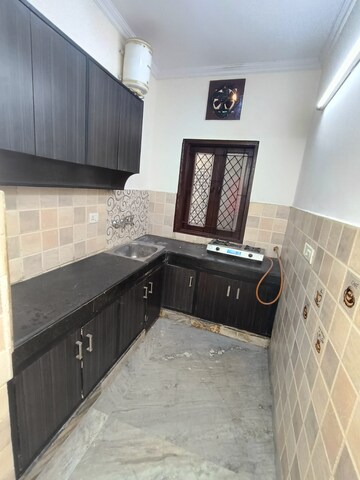 Kitchen in 2 BHK Builder Floor at Malviya Nagar – for Rent