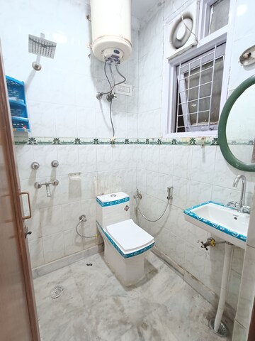 Bathroom in 2 BHK Builder Floor at Malviya Nagar – for Rent