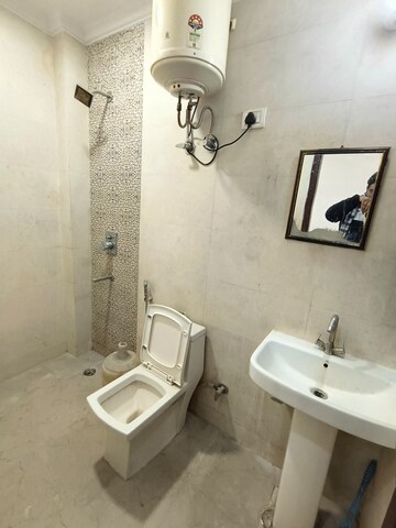Bathroom in 2 BHK Builder Floor at Malviya Nagar – for Rent