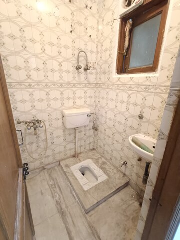Bathroom in 2 BHK Builder Floor at Malviya Nagar – for Rent