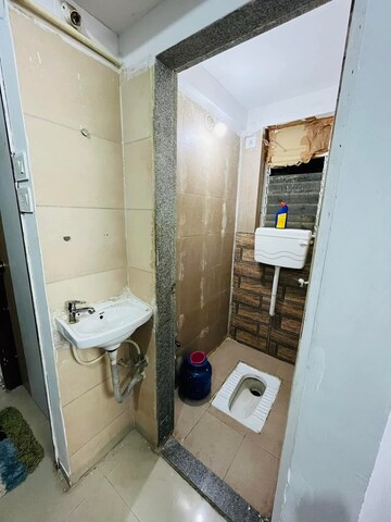 Bathroom in 1 BHK Apartment at Maad Yashwant Pride-Kini Complex, Naigaon East – for Rent