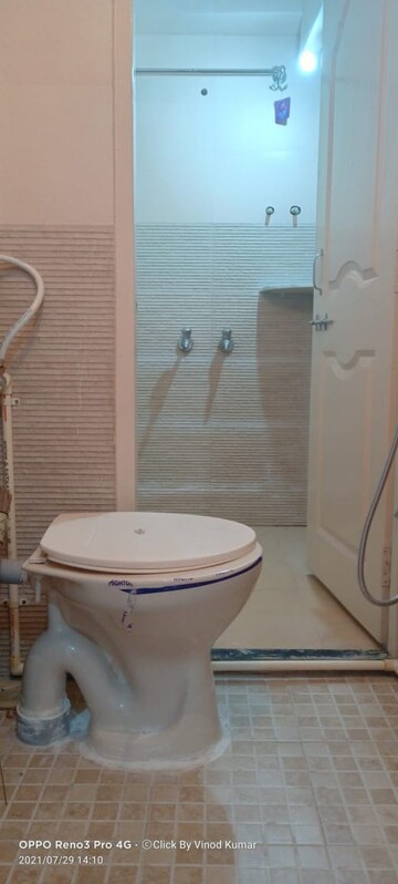 Bathroom in 1 BHK Apartment at MHADA Prakash Cotton Mill, Lower Parel – for Rent