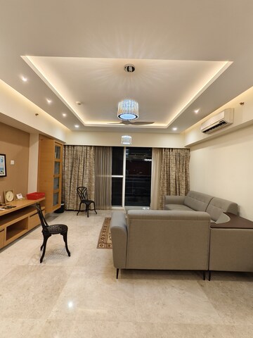 Living Room in 4 BHK Apartment at DLF Riverside, Vytilla – for Sale