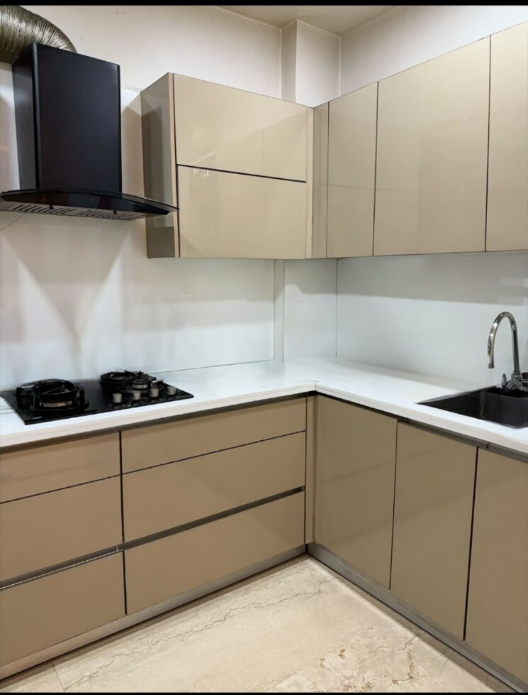 Kitchen, new rajinder nagar 3 Bedroom 1152 Sq.Ft. Builder Floor In New Rajinder Nagar Delhi 8060677