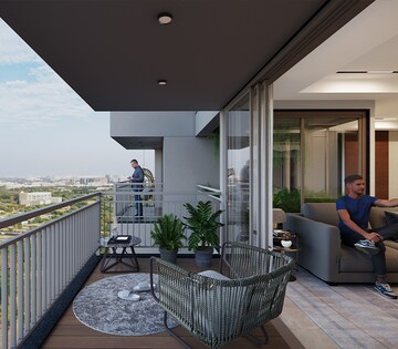 Balcony in 3 BHK Apartment at Shilaj – for Sale
