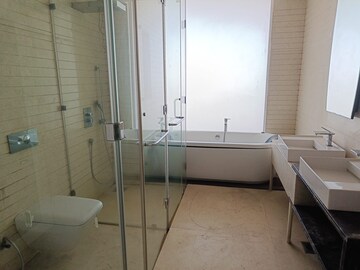 Bathroom in 4 BHK Apartment at Mahagun Mezzaria, Sector 78 – for Rent