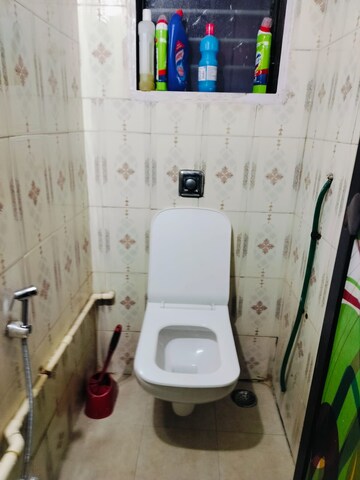 Bathroom in 1 BHK Apartment at Heramb CHS Kalwa, Kalwa – for Rent