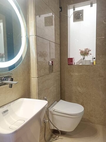 Bathroom in 4 BHK Builder Floor at Saket – for Rent