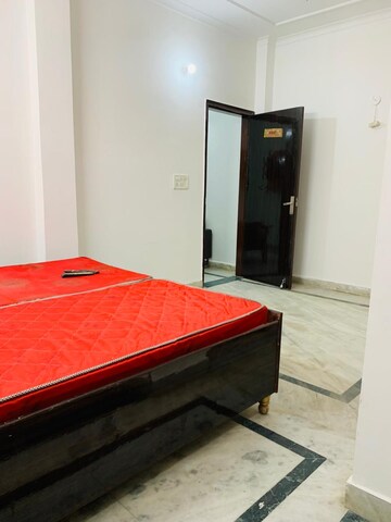 Bedroom in 1 BHK Builder Floor at Ansal Sushant Lok I, Sector 43 – for Rent