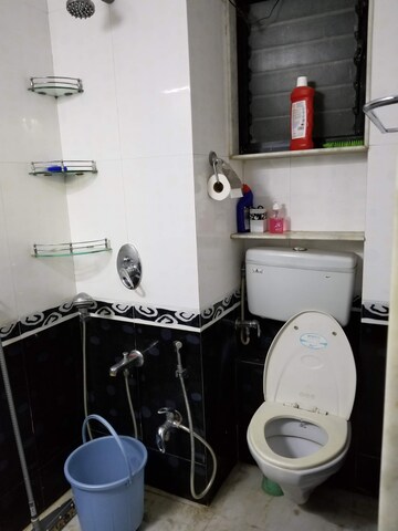 Bathroom in 2 BHK Apartment at Kesar Exotica, Kharghar Sector 10 – for Rent