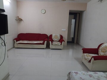Living Room in 3 BHK Apartment at Goodwill Paradise, Kharghar – for Rent