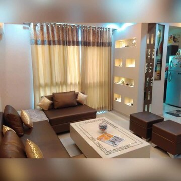 Living Room in 3 BHK Apartment at Mahagun Mezzaria, Sector 78 – for Rent