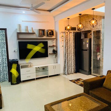 Living Room in 2 BHK Apartment at Supertech Eco Village II, Bhangel – for Rent