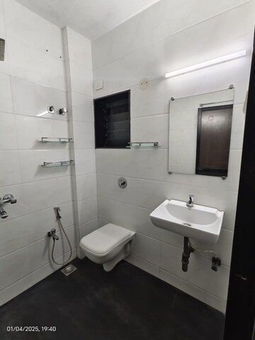 Bathroom in 2 BHK Apartment at Tilak Nagar Building, Tilak Nagar – for Rent