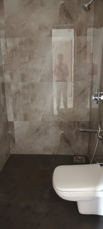 Bathroom in 3 BHK Apartment at Tricity Eros, Kharghar – for Rent