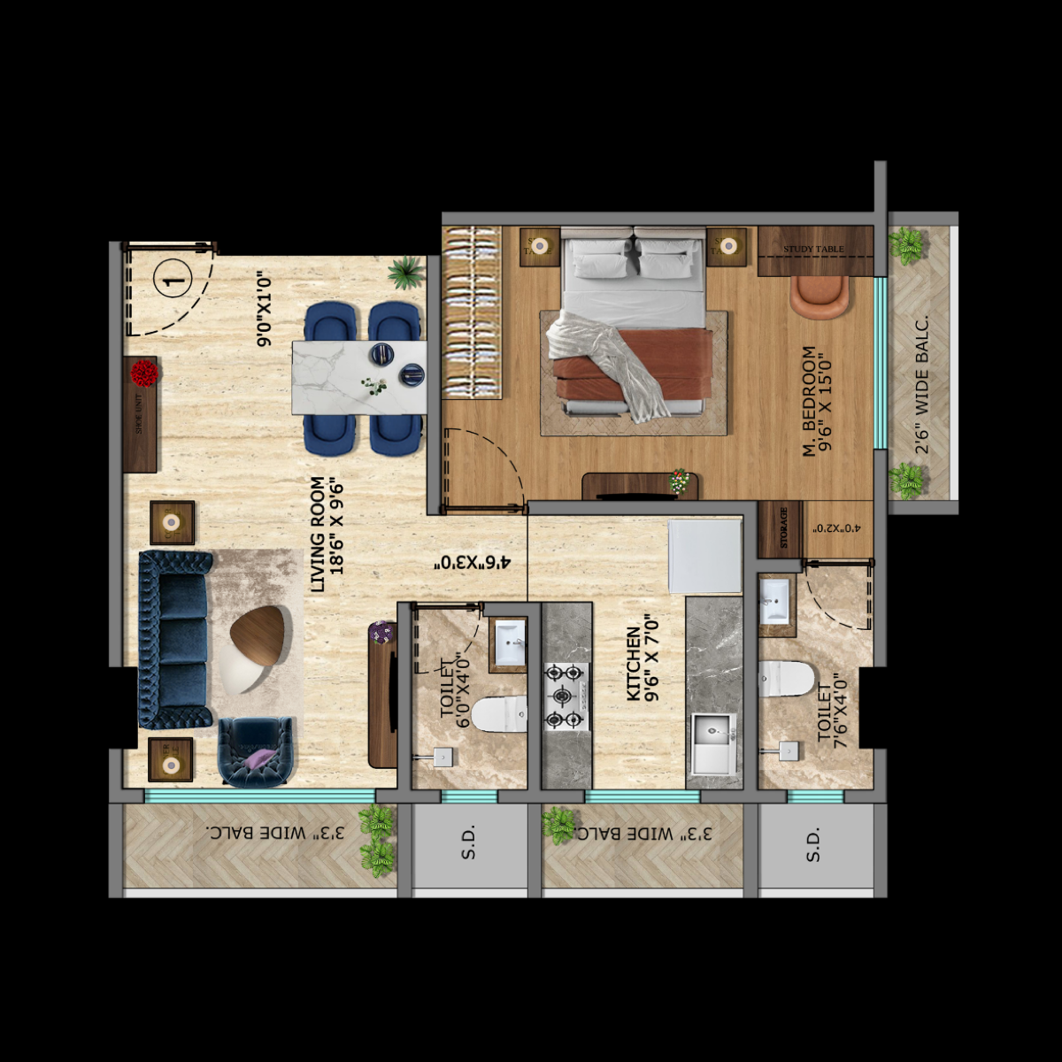 1 BHK Apartment For Sale in Bhavna Apartment