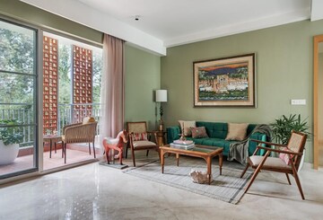 Living Room in 3 BHK Apartment at Yelahanka – for Sale