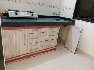Kitchen in 1 BHK Apartment at Mahavir Heights Ghansoli, Ghansoli – for Rent