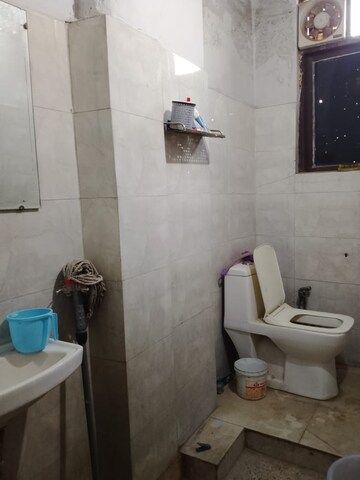 Bathroom in 1 BHK Builder Floor at Saket – for Rent
