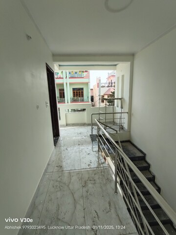 Staircase in 3 BHK Villa at Jankipuram – for Sale