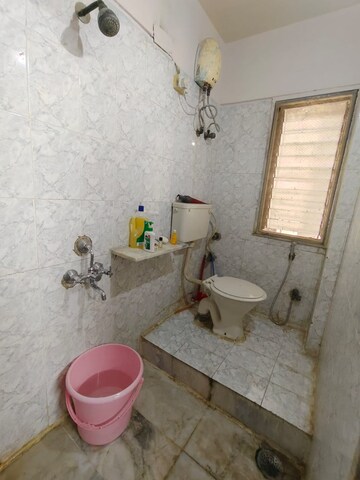 Bathroom in 2 BHK Apartment at Vashi Sector 4 – for Rent