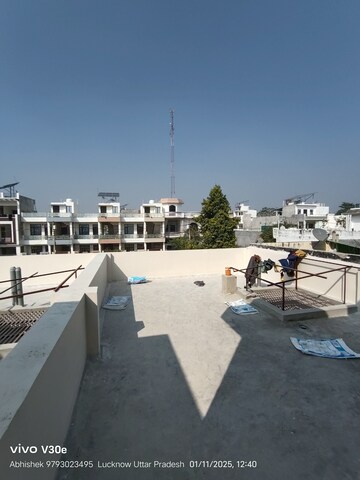 Terrace in 3 BHK Independent House at Jankipuram Extension – for Sale
