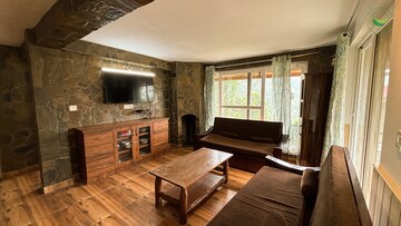 Living Room in 4 BHK Villa at Mukteshwar – for Sale