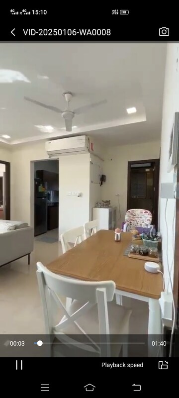 Master Bedroom in 2 BHK Apartment at Ruparel Ariana, Parel – for Rent