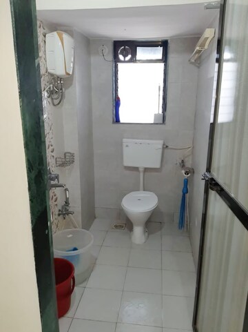 Bathroom in 1 BHK Apartment at Merwanji Tower, Parel – for Rent