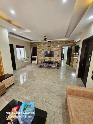 Living Room in 3 BHK Builder Floor at M2K The White House, Sector 57 – for Rent