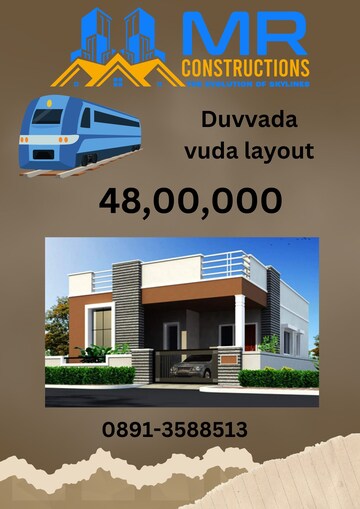  Plot – Exterior View View at Duvvada - for Sale