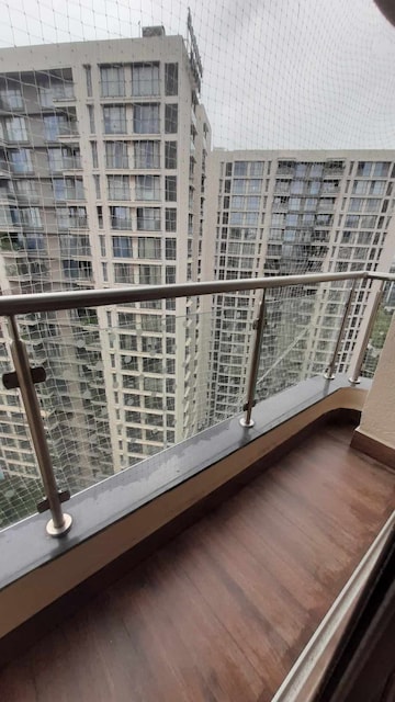 Balcony in 3 BHK Apartment at Bandra East – for Rent