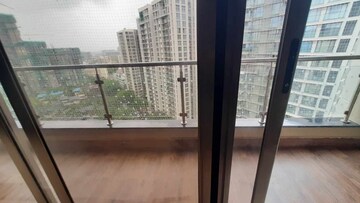 Balcony in 3 BHK Apartment at Bandra East – for Rent