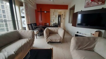 Living Room in 3 BHK Apartment at Bandra East – for Rent