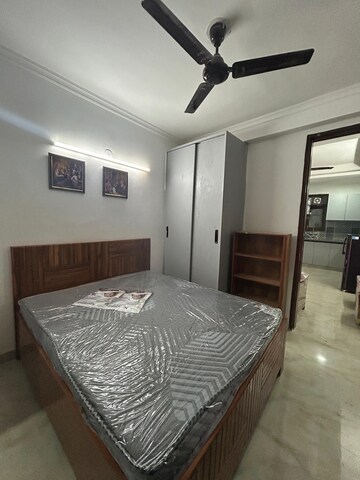 Bedroom in 1 BHK Builder Floor at Paryavaran Complex – for Rent