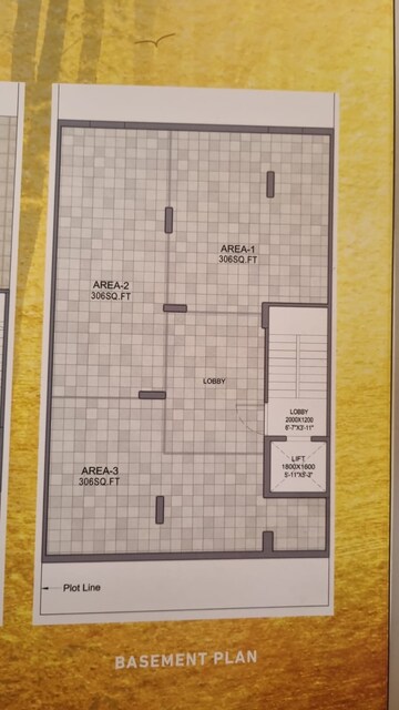 Floor Plan in 3.5 BHK Builder Floor at Signature Global City 79B, Sector 79b – for Sale