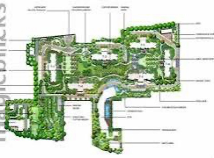 Master Plan, unitech-the-one 4 Bedroom 4410 Sq.Ft. Apartment In Dhani Gurgaon 8062656