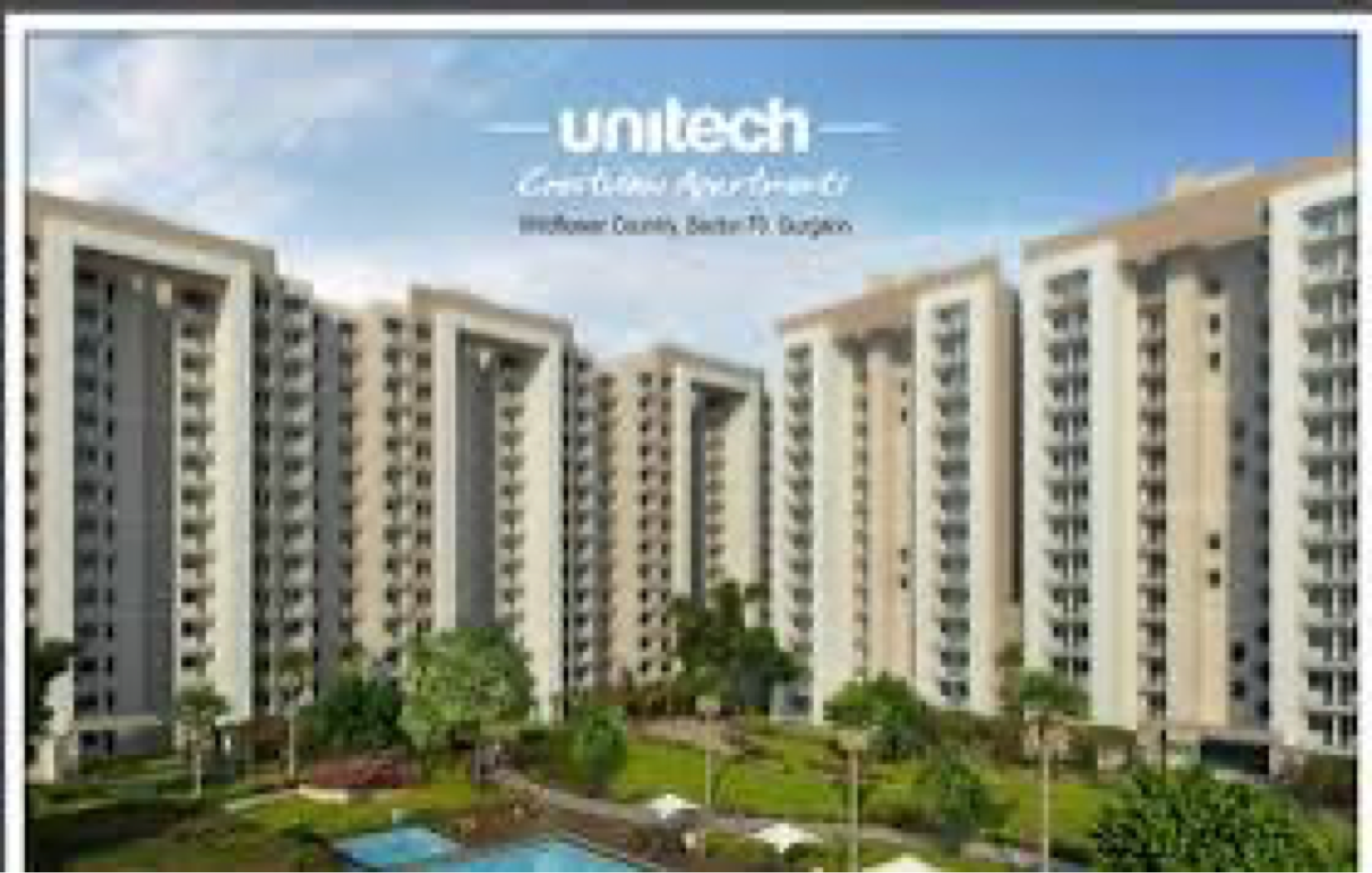 4 BHK + Pooja Room,Servant Room,Study Room,Extra Room Apartment For Sale in Unitech The One